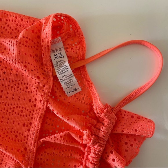 Girls Neon Dress M 10-12 - Picture 3 of 5